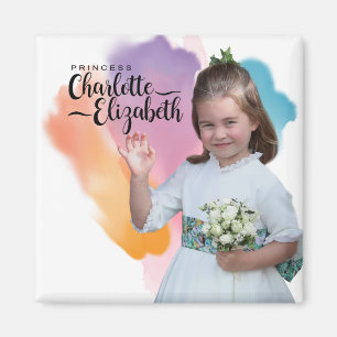 Princess  Charlotte Elizabeth  6th Birthday Magnet