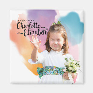Princess  Charlotte Elizabeth  6th Birthday Magnet