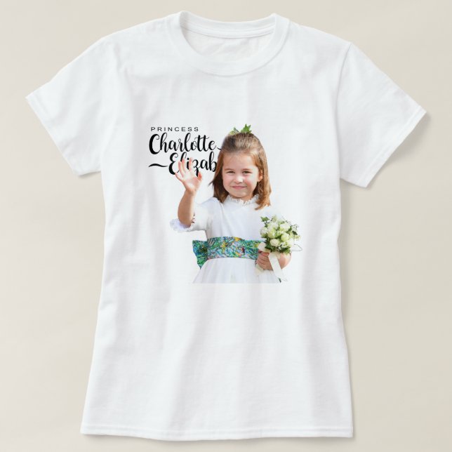 Princess Charlotte Elizabeth 6th Birthday T-Shirt (Design Front)