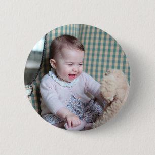 Princess Charlotte Elizabeth Diana 2 Inch Round Button
