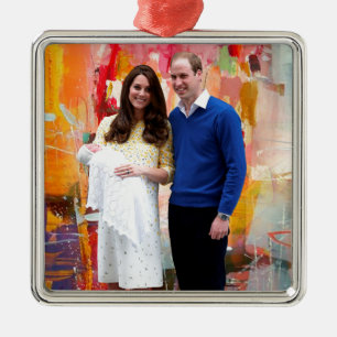Princess Charlotte Elizabeth Diana Metal Ornament