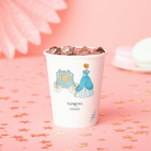 Princess Cinderella Birthday Party Decoration Paper Cups