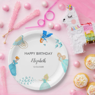 Princess Cinderella Birthday Party Decoration Paper Plate