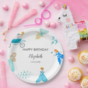 Princess Cinderella Birthday Party Decoration Paper Plate