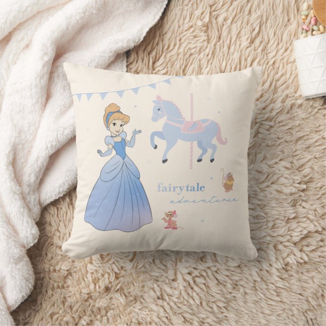 Princess Cinderella | Fairytale Adventures Throw Pillow (Blanket)