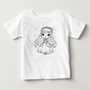 Princess color it yourself baby T-Shirt