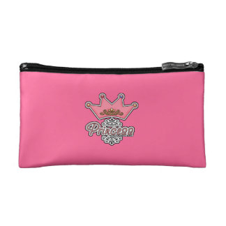 princess crown cosmetic bag