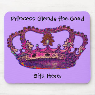 Princess Crown Customized Name Mousepad