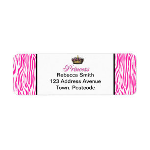 Princess crown in hot pink