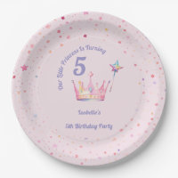 Princess Crown Pastel Pink Little Girl  Birthday