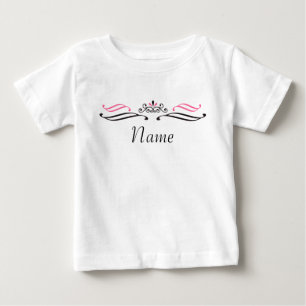 Princess Crown Personalized Baby Shirt w/ logo
