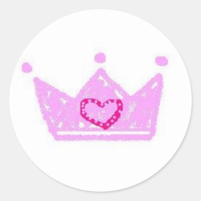 princess crown sticker (Front)