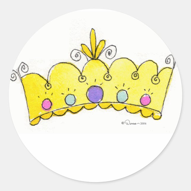 Princess Crown Stickers (Front)