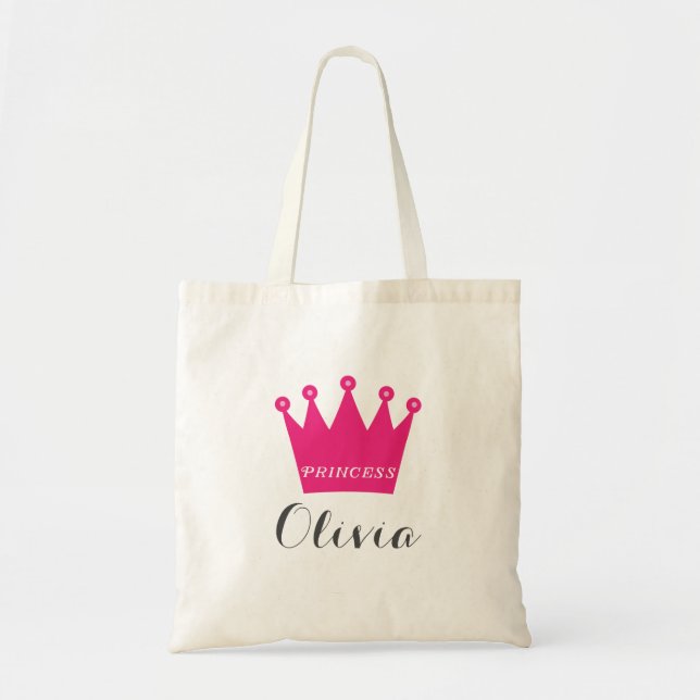 Princess Crown Tote Bag (Front)