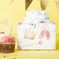 Princess Crown Wand Pink Little Girl Birthday