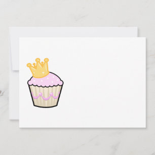 Princess Cupcake Birthday Invitation