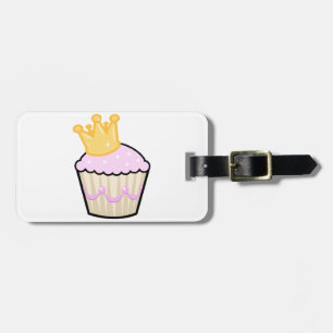 Princess Cupcake Luggage Tag