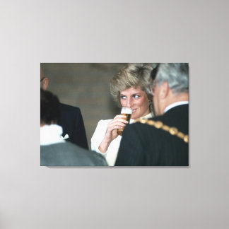 Princess Diana Germany 1987 Canvas Print