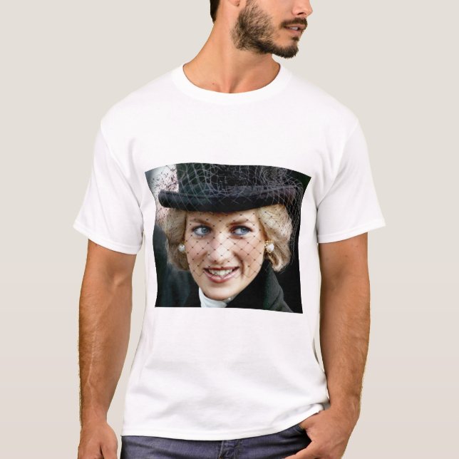 Princess Diana in Black T-Shirt (Front)