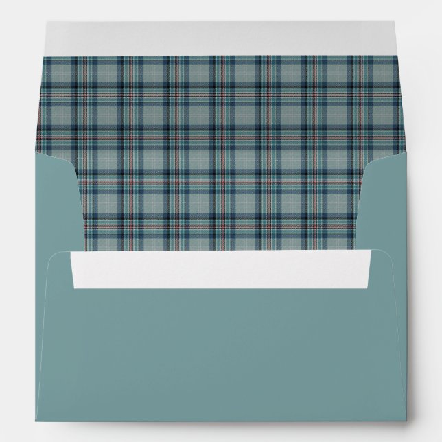 Princess Diana Memorial Tartan Envelope (Back (Bottom))