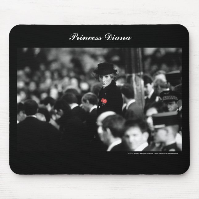 Princess Diana - Poppy Mouse Pad (Front)