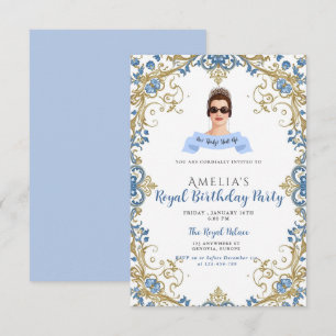 Princess Diaries 30th Birthday milenial Invitation