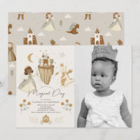 Princess Dragon Fairytale Dark Skin 1st Birthday
