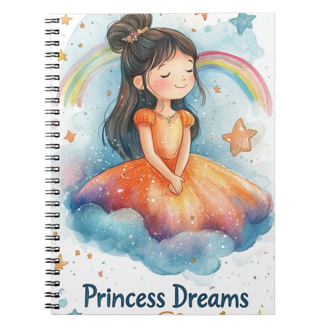 Princess Dreams Watercolor Journal - Magique (Devant)