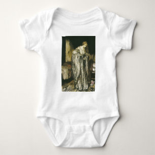Princess Dress by Arthur Rackham Baby Bodysuit