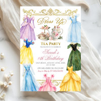 Princess Dress up Tea Birthday Party