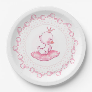 Princess Duck Paper Plate