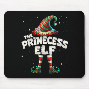 Princess Elf Family Matching Group Christmas Girls Mouse Pad