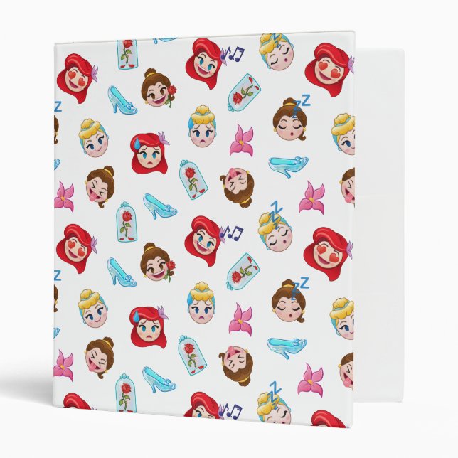 Princess Emoji Pattern Binder (Front/Inside)