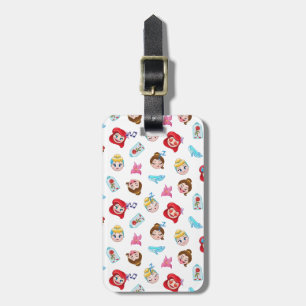 Princess Emoji Pattern Luggage Tag