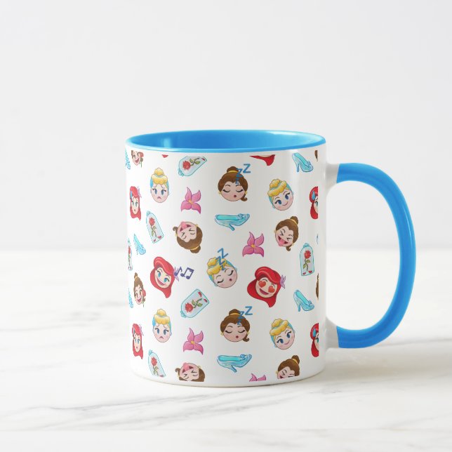 Princess Emoji Pattern Mug (Right)