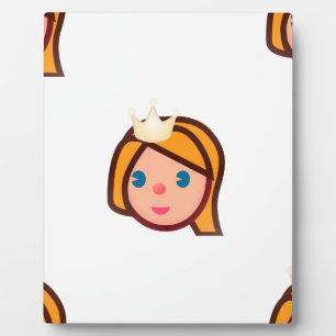princess emoji plaque