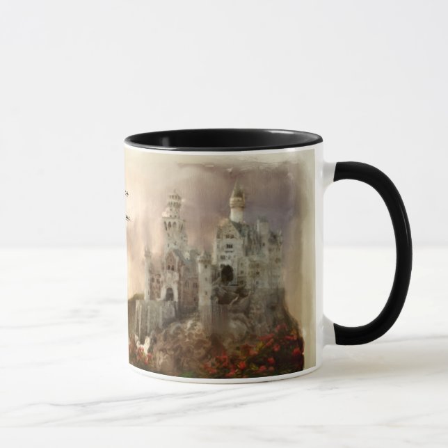 Princess Fantasy Castle Wedding Gifts Mug (Right)