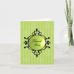 Princess Filigree Thank You Card