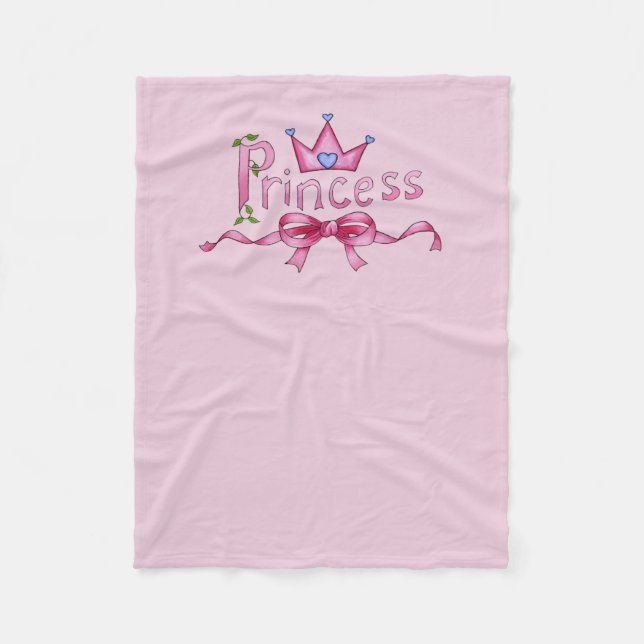 Princess Fleece Blanket (Front)