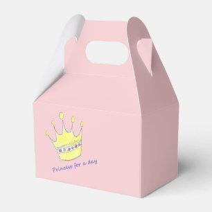 Princess for a day Party Favor Box