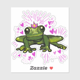 Princess Frog Sticker