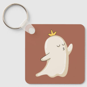 Princess Ghost Blowing a Kiss Keychain