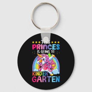 Princess Going To Kindergarten Gift Back to School Keychain