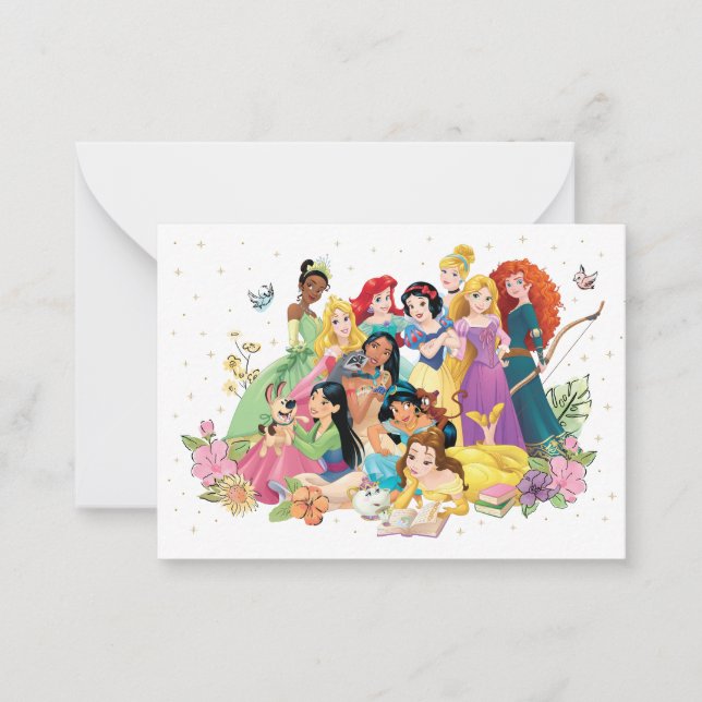 Princess Group Valentine's Day Photo Card (Front)