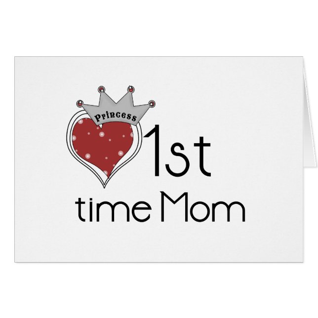 Princess Heart 1st Time Maman Tshirts et cadeaux (Devant horizontal)