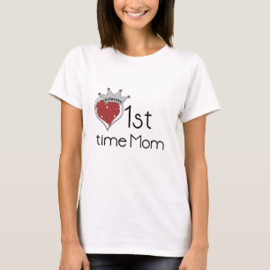 Princess Heart 1st Time Mom Tshirts and Gifts
