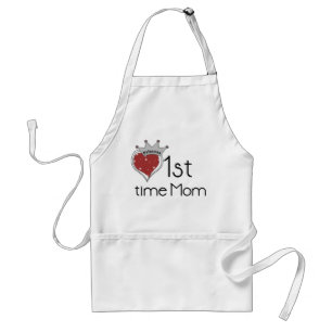 Princess Heart 1st Time Mom Tshirts and Gifts Standard Apron