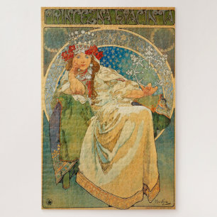 Princess Hyacinth by Alphonse Mucha Jigsaw Puzzle