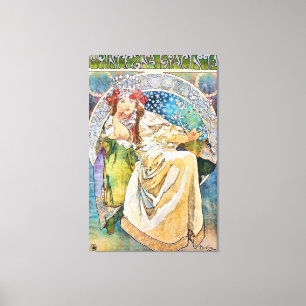 Princess Hyacinth Vintage Theatre Advertisement Canvas Print