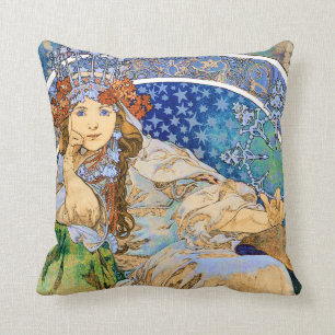 Princess Hyacinth Vintage Theatre Advertisement Throw Pillow